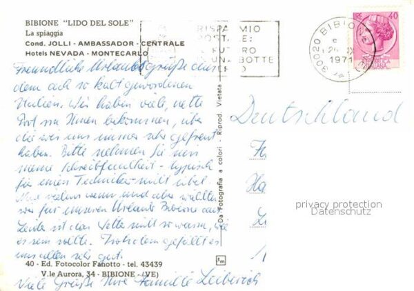 Bibione Pineda Lido del Sole la spiaggia Strand Hotels – Bild 2