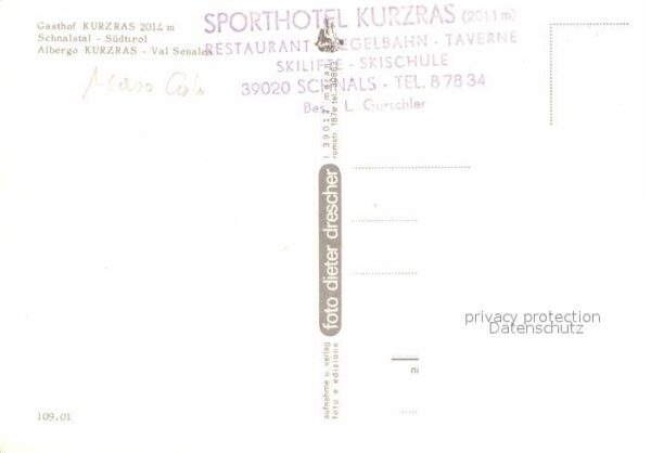 Schnals Bozen Suedtirol Sporthotel Kurzras Winterpanorama Schna – Bild 2