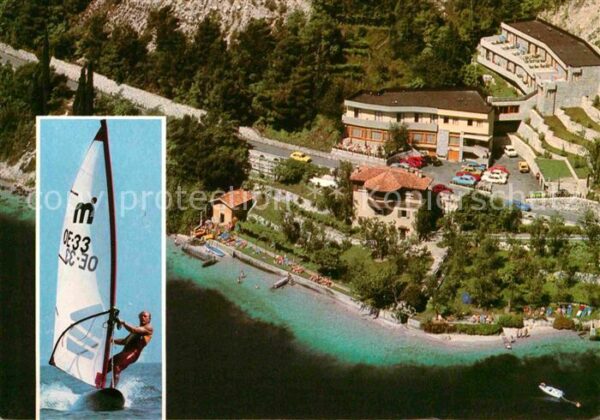 Riva del Garda Hotel Pier am Gardasee Fliegeraufnahme