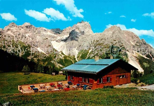 Rotwandwiesenhuette Rifugio Rudi Hütte Dolomiten