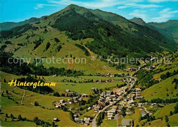 Hinterglemm Saalbach Panorama mit Zwölfer Kitzbüheler Alpen