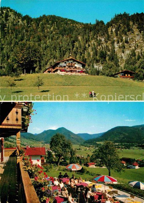 Reit Winkl Landgasthof Glapfhof Fernblick Alpen