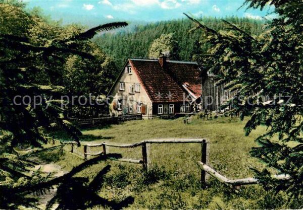 Clausthal-Zellerfeld Zechenhaus Obere Innerste am Waldrand