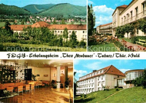 Tabarz FDGB Erholungsheim Theo Neubauer Tanzba