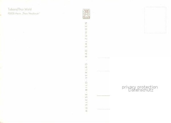 Tabarz FDGB Heim Theo Neubauer – Bild 2