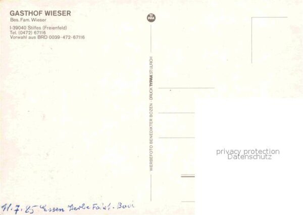 Stilfes Gasthof Wieser Landschaftspanorama Alpe – Bild 2