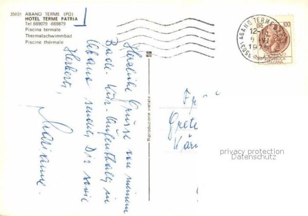 Abano Terme Terme Patria Hotel Piscina termale Ther – Bild 2
