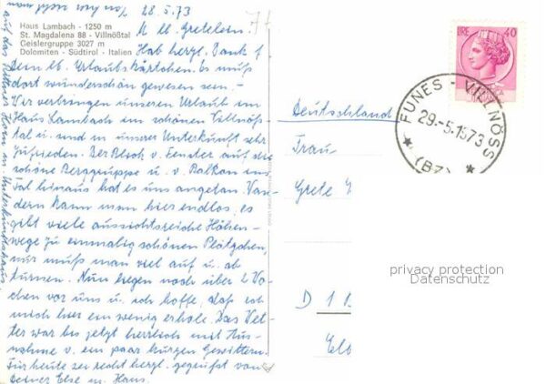 St Magdalena Gsies Pension Haus Lambach Geislergruppe Dolo – Bild 2