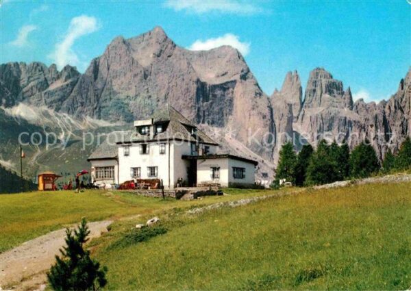 Rifugio Ciampedie Val di Fassa Gruppo del Catinaccio Dolo