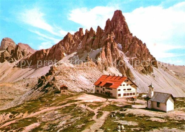 Dreizinnenhuette Rifugio Locatelli alle Tre Cime Dolomit