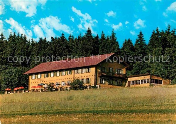 Flossenbuerg Oberpfälzer Wald Schutzhaus Silberhütte