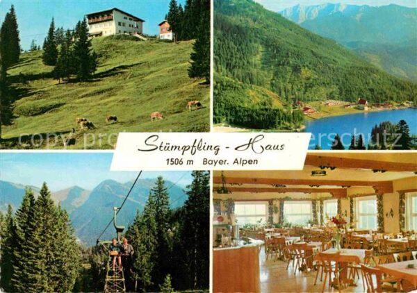 Spitzingsee Stümpfling Haus Berghaus Sessellift Bay