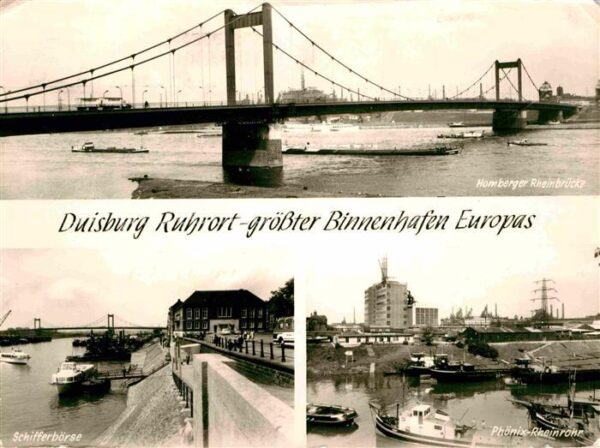 Duisburg Ruhr Grösster Binnenhafen Europas Homberger