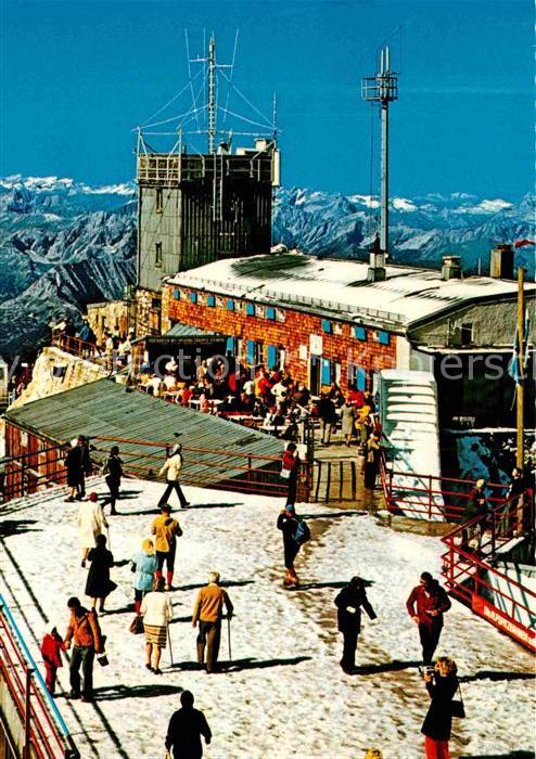 Zugspitze Münchnerhaus mit Wetterwarte Aussichtst