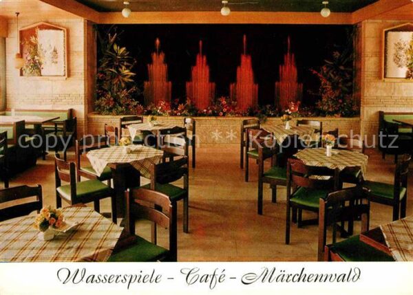 Sambachshof Wasserspiele Cafe Märchenwald
