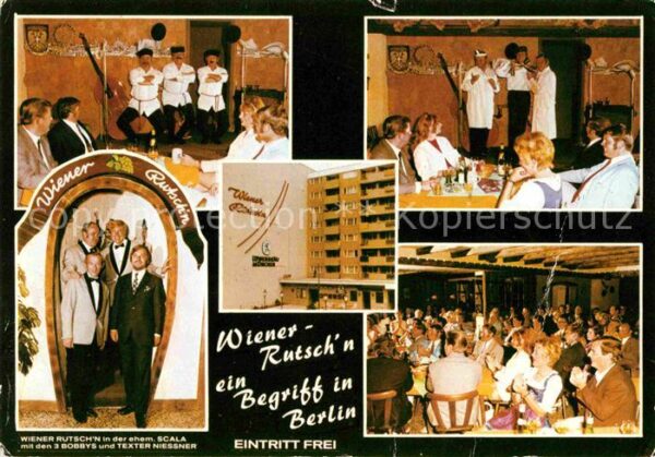 Berlin Wiener Rutsch'n Gaststätte Kabarett