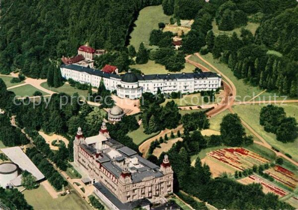 Bad Wildungen Fürstenhof mit Badehotel Fliegeraufnahm