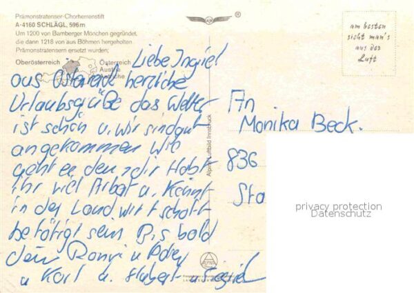 Schlaegl Prämonstratenser Chorherrenstift Fliege – Bild 2