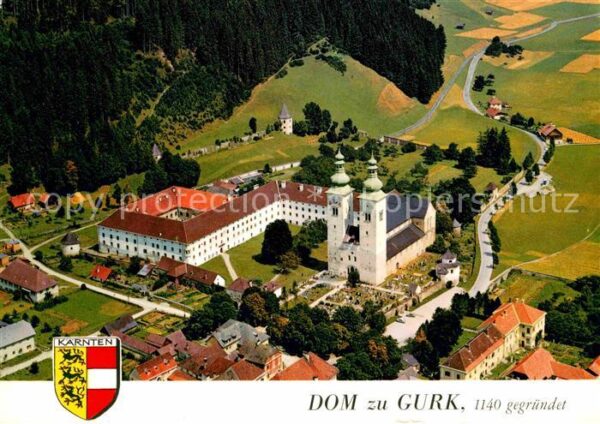 Gurk Romanischer Dom Fliegeraufnahme