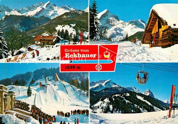 Garmisch-Partenkirchen Berggasthof Eckbauer Alpspitze Zugspitz