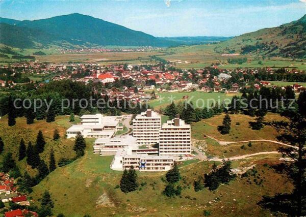 Oberammergau Rheumaklinik Fliegeraufnahme