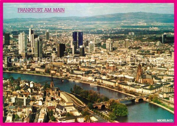 Frankfurt Main Fliegeraufnahme