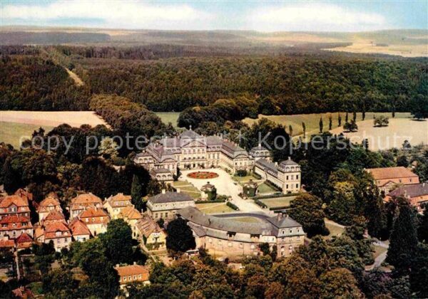 Arolsen Bad Schloss Luftkurort Fliegeraufnahme