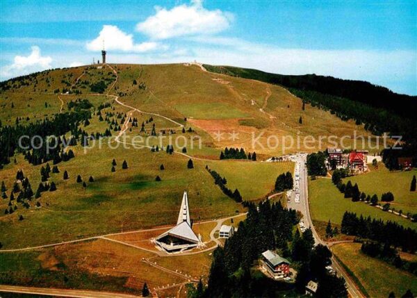 Feldberg Schwarzwald Fliegeraufnahme