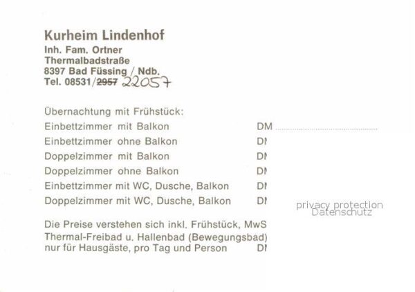 Bad Fuessing Kurheim Lindenhof – Bild 2