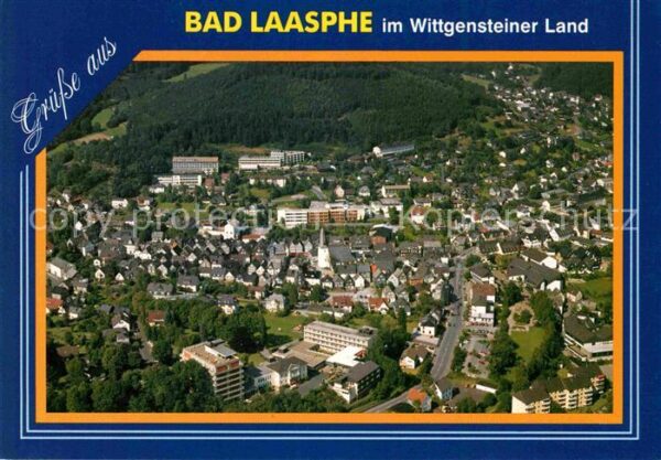 Bad Laasphe Wittgensteiner Land Fliegeraufnahme