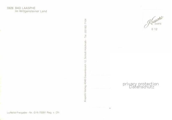 Bad Laasphe Wittgensteiner Land Fliegeraufnahme – Bild 2