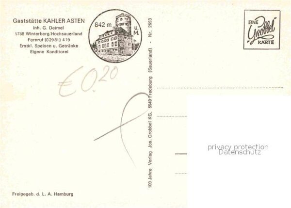 Winterberg Hochsauerland Gaststätte Kahler Asten Fliegeraufnahme – Bild 2