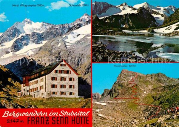 Neustift Stubaital Tirol Franz Senn Hütte Bergwandern Stubaier A