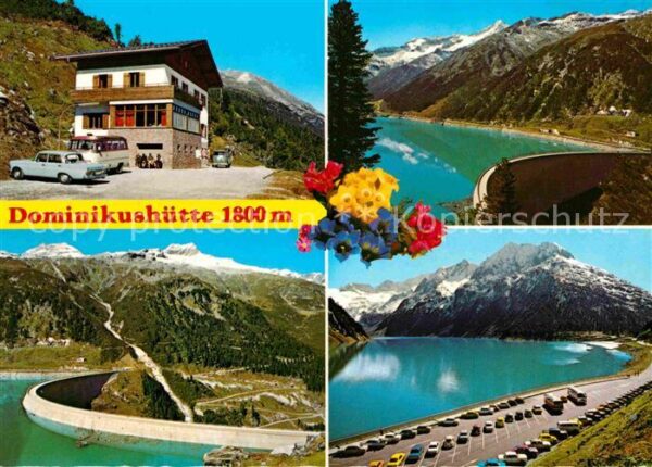 Dominikushuette Zillertaler Alpen Sperrmauer Stausee Ge