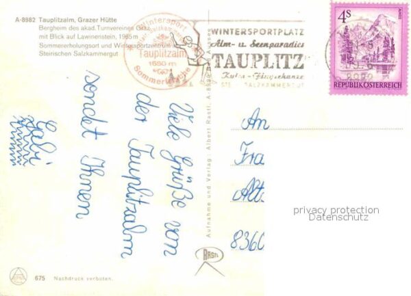 Tauplitzalm Grazer Hütte Bergheim des Turnverein Gr – Bild 2