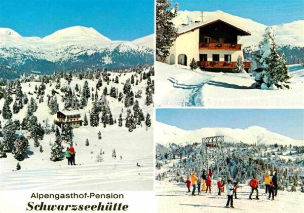 Ebene Reichenau Kaernten Alpengasthof Pension Schwarzseehütte Wi