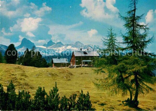 Bruenner Huette Sommerpanorama Alpen