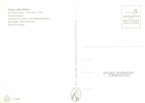 Mayrhofen Zillertal Studio Alte Mühle Ausstellungen – Bild 2