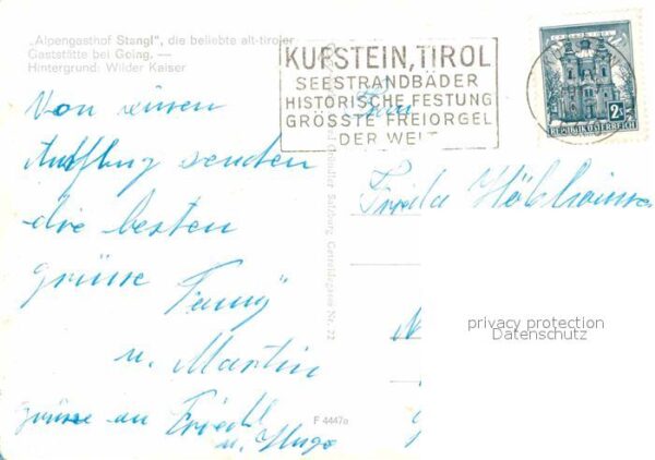 Going Wilden Kaiser Tirol Alpengasthof Stangl Kaisergebirge – Bild 2