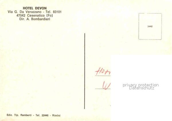 Cesenatico Hotel Devon Restaurant Strand – Bild 2