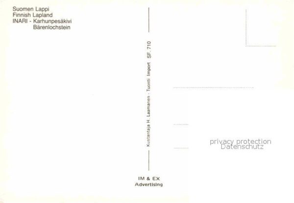 Inari Karhunpesäkivi Bärenlochstein – Bild 2