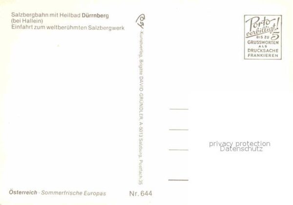 Duerrnberg Hallein Salzbergbahn Salzbergwerk Heilbad Kirch – Bild 2