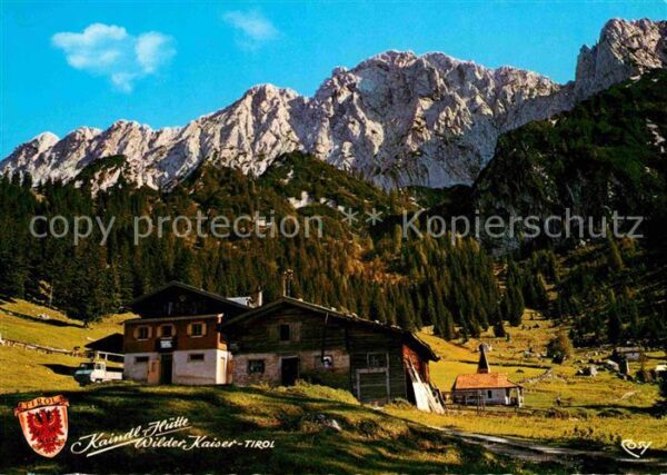 Kufstein Tirol Kaindl Hütte am Kaiserlift Wilder Kaise