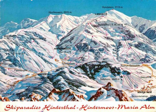 Maria Alm Steinernen Meer Skiparadies Hinterthal Hintermoos Maria