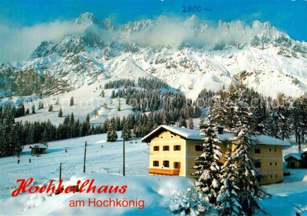 Muehlbach Hochkoenig Jugenderholungsheim Hochkeilhaus Winter