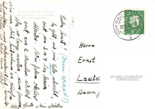 Bad Duerkheim Martin Butzer Haus Landesjugendheim an – Bild 2