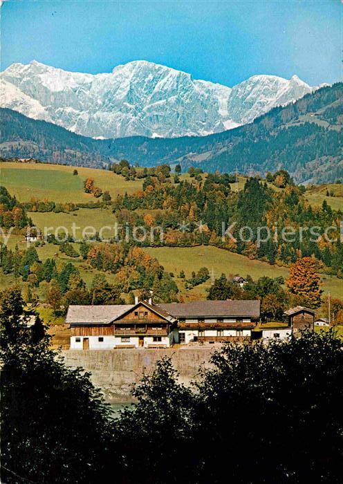 Schwarzach Pongau Pension Lehengut im Hintergrund Hochkön
