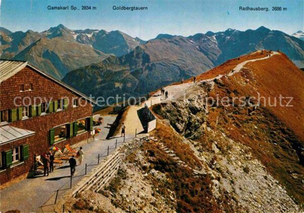 Badgastein Berghotel Stubnerkogel Bergwandern Gold