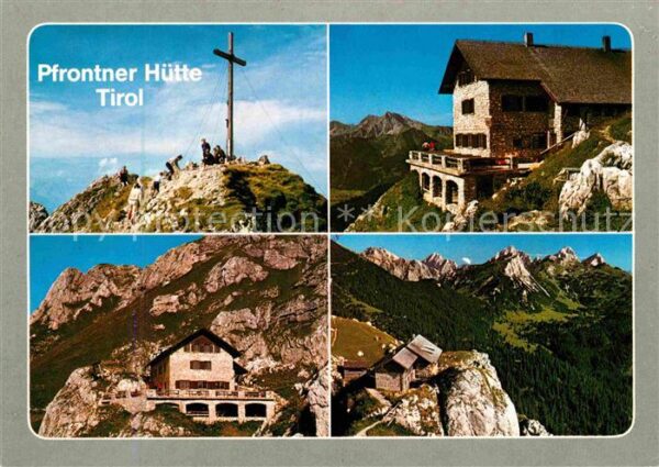 Graen Tirol Pfrontner Hütte am Aggenstein Gipfelkre