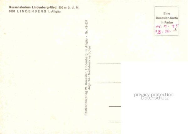 Ried Lindenberg Allgaeu Kursanatorium Viehweide Kühe – Bild 2